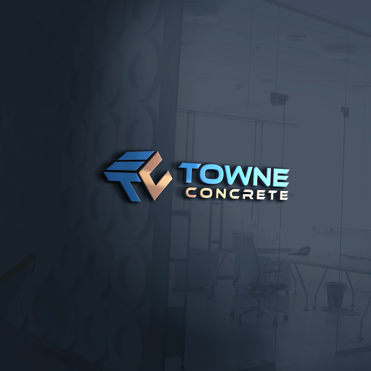 Logo Design by megamen for Towne Concrete | Design #28126381
