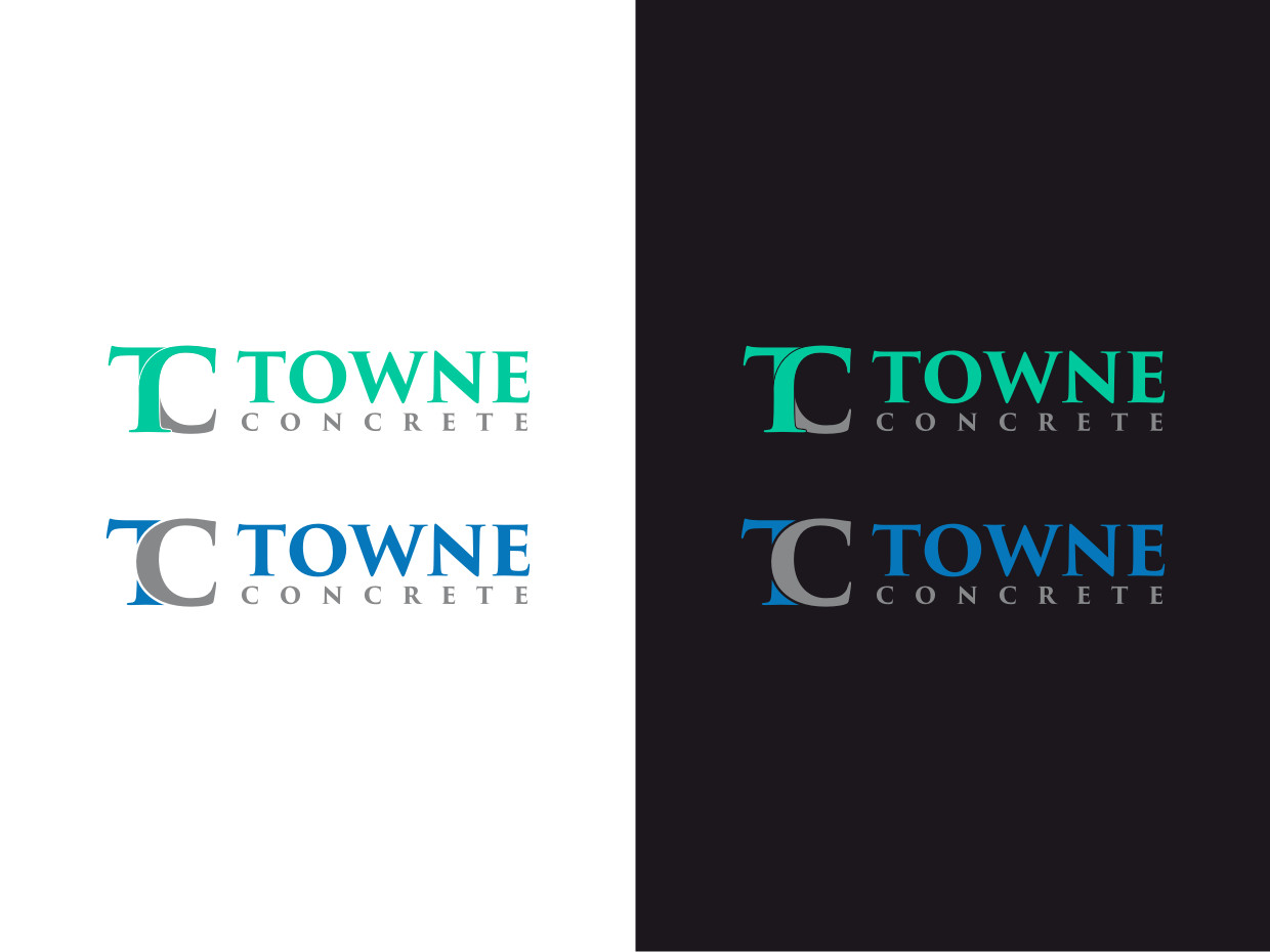 Logo Design by Atvento Graphics for Towne Concrete | Design #28139187