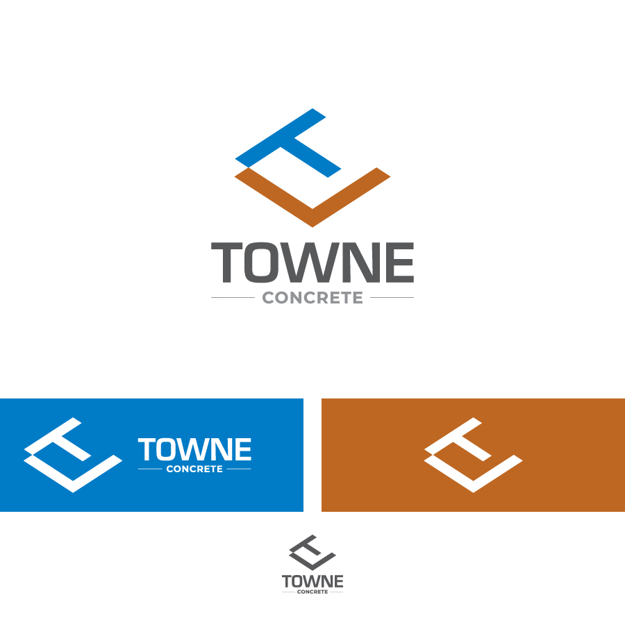 Logo Design by ri_na for Towne Concrete | Design #28135062