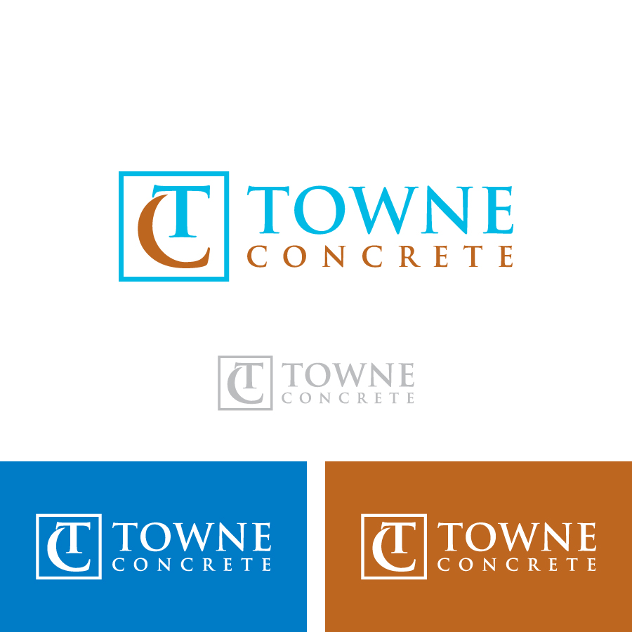 Logo Design by ri_na for Towne Concrete | Design #28158357