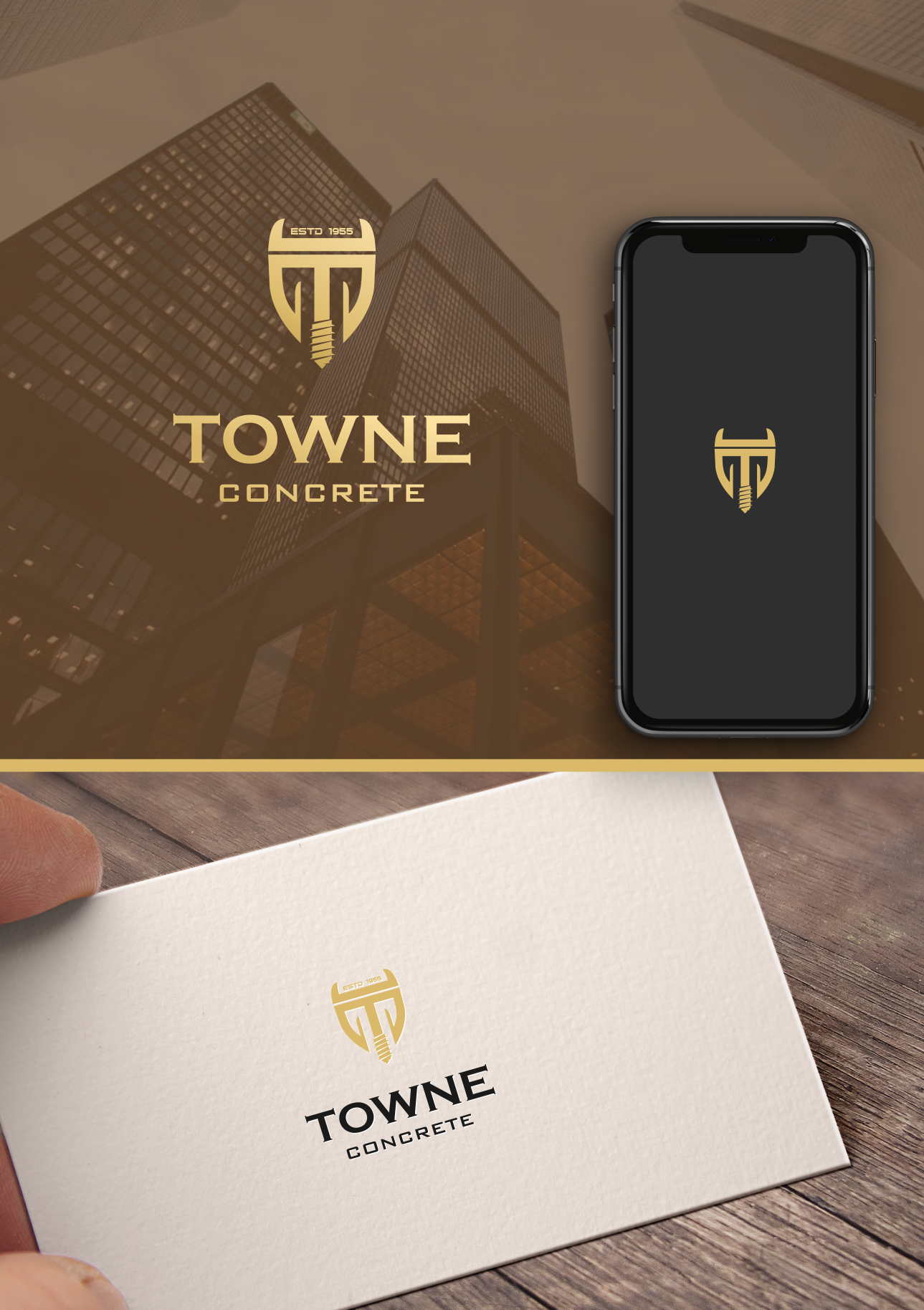 Diseño de Logo por Pak We Designs para Towne Concrete | Diseño #28157483