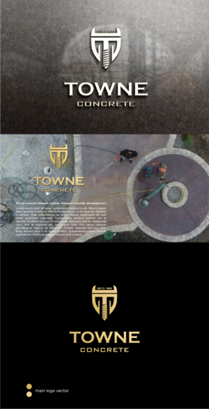 Logo Design by Pak We Designs for Towne Concrete | Design: #28201594