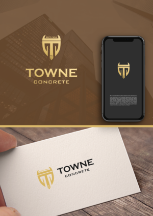Logo Design by Pak We Designs for Towne Concrete | Design: #28261474