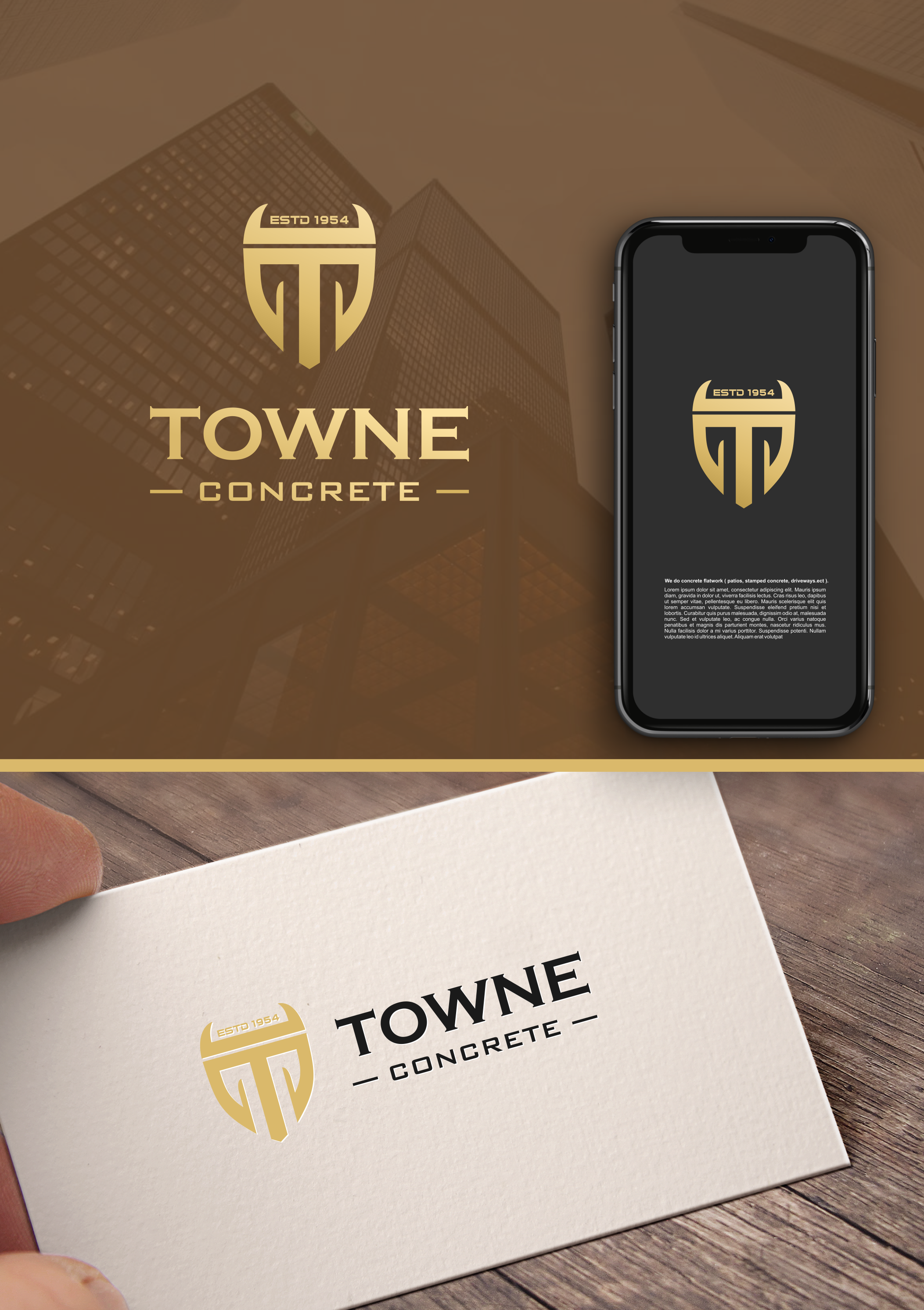 Design de Logo par Pak We Designs pour Towne Concrete | Design #28261478