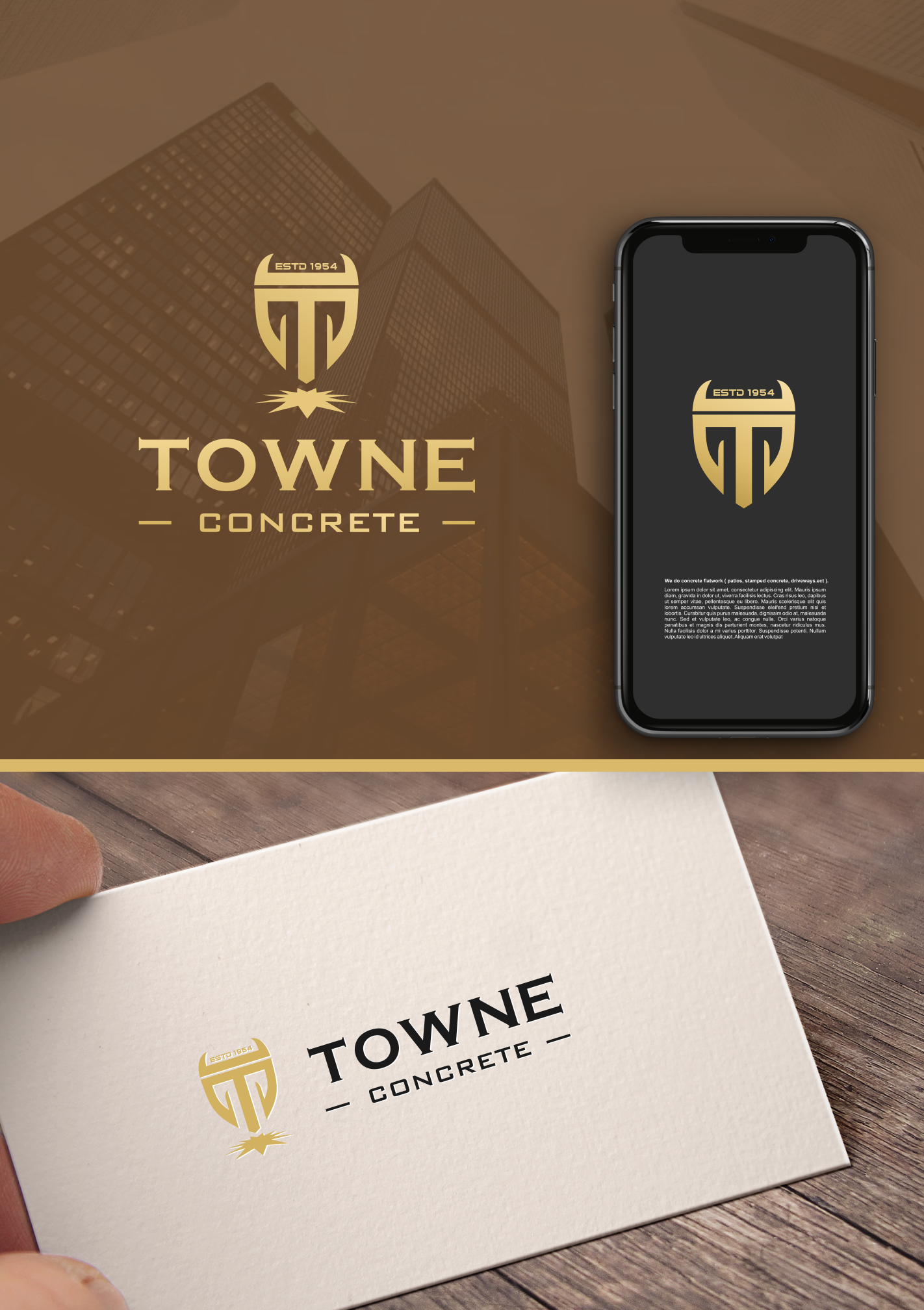 Design de Logo par Pak We Designs pour Towne Concrete | Design #28271832