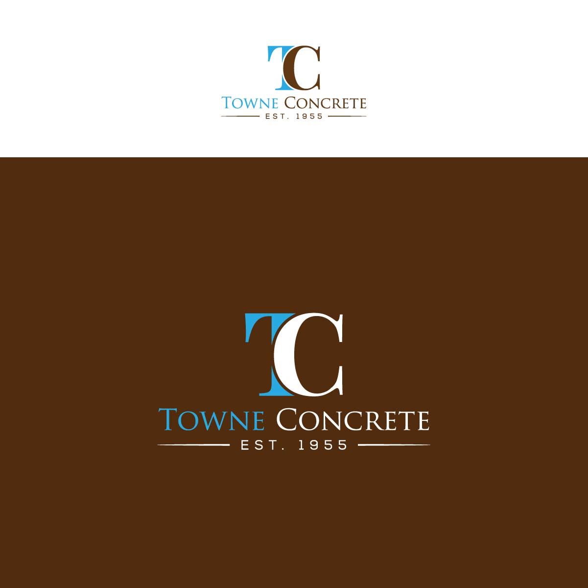 Logo Design by creative.bugs for Towne Concrete | Design #28128308
