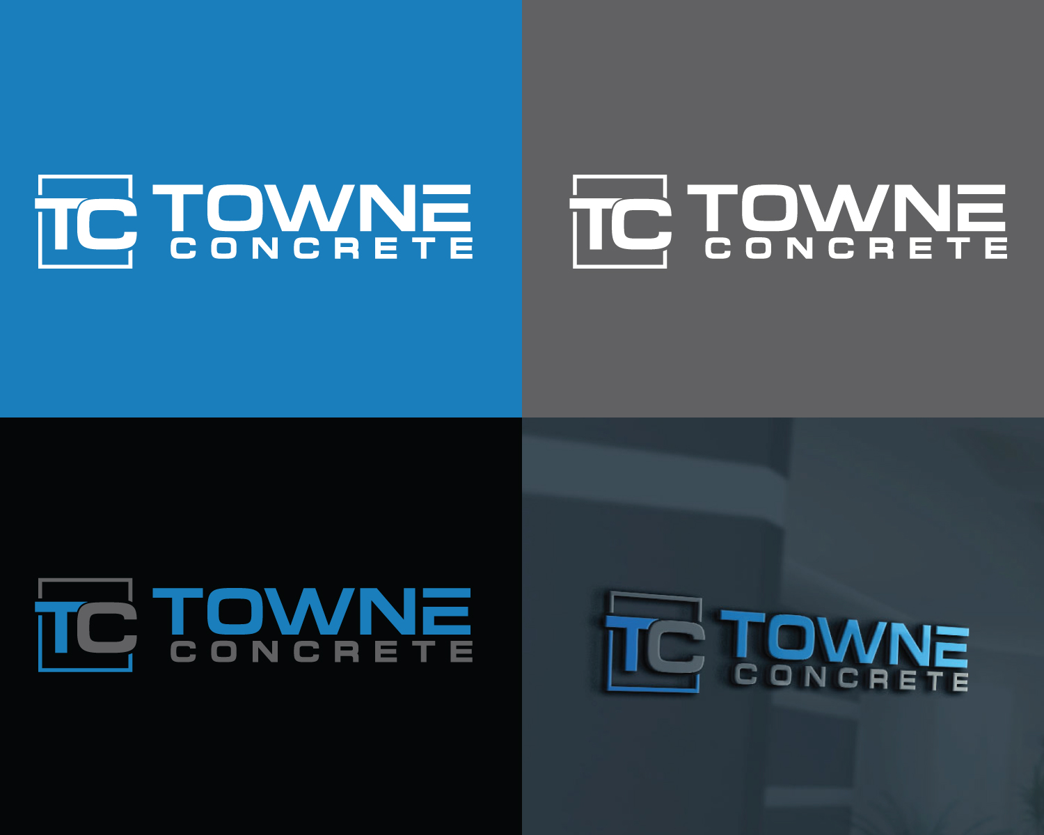 Logo Design by Atec for Towne Concrete | Design #28130295