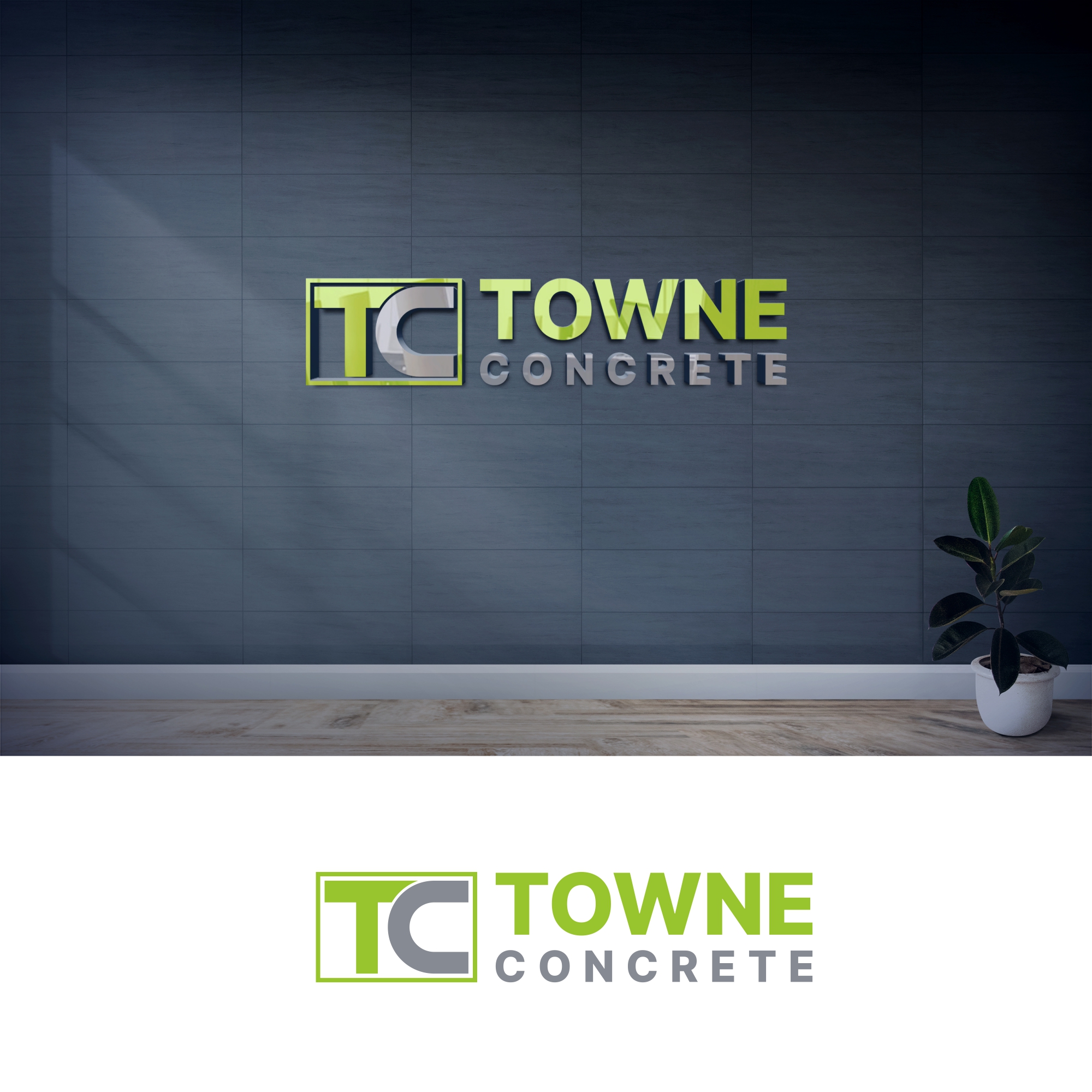 Logo Design by Just Ho for Towne Concrete | Design #28126057