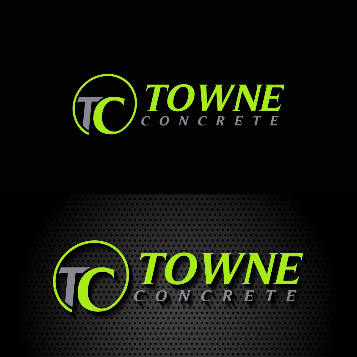 Logo Design by fly  design for Towne Concrete | Design #28129101