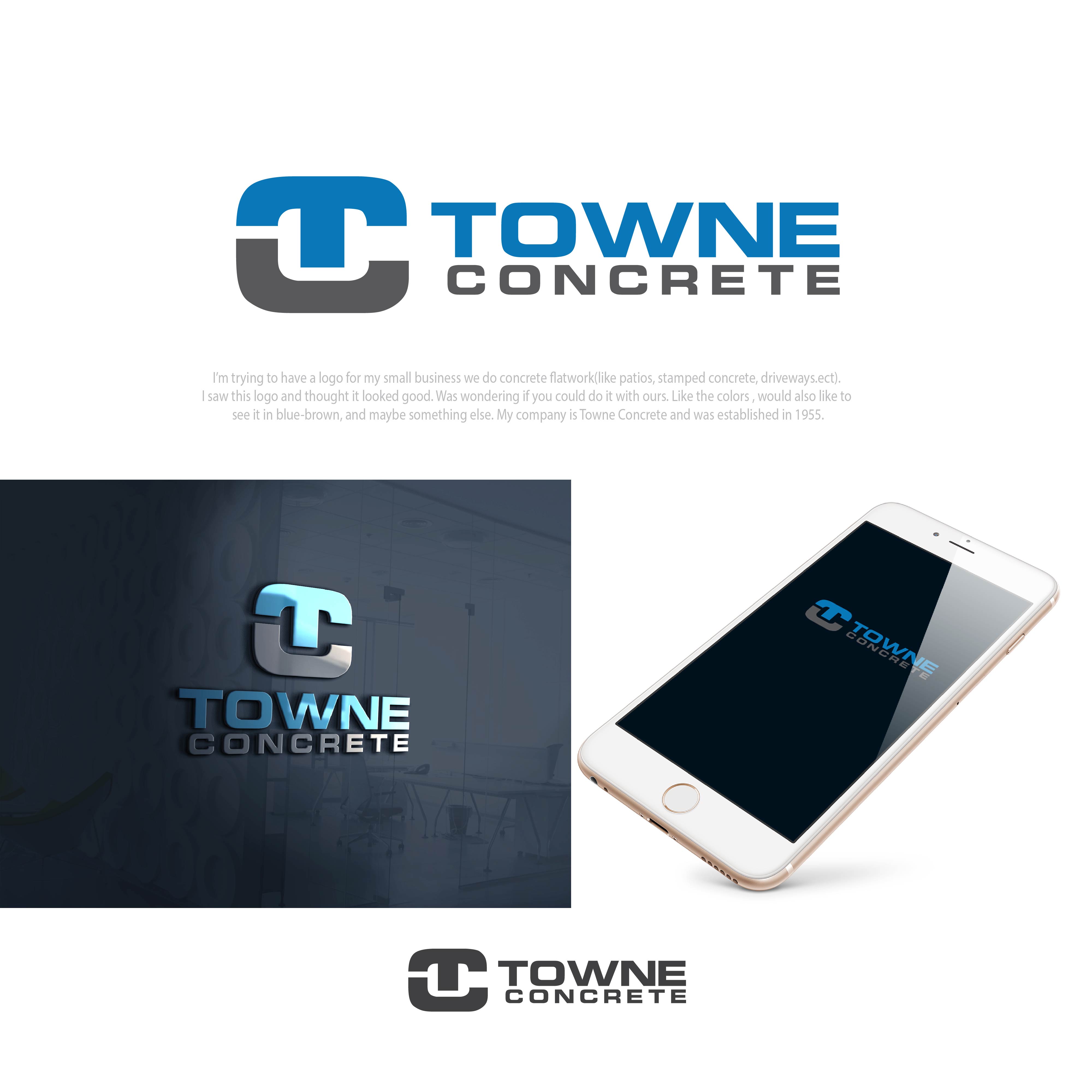 Diseño de Logo por totaleffects para Towne Concrete | Diseño #28159546