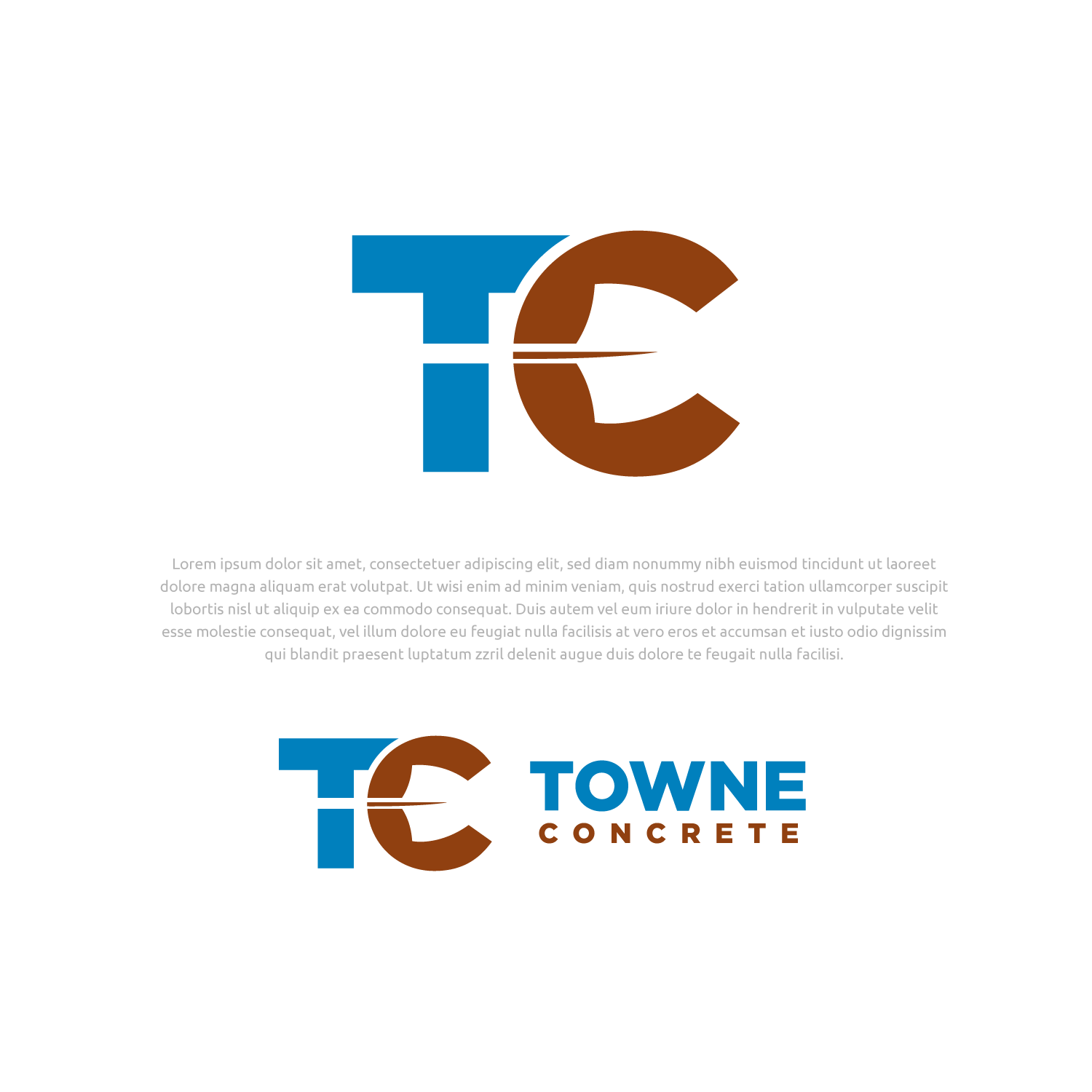 Logo-Design von Abdul 20 für Towne Concrete | Design #28125977