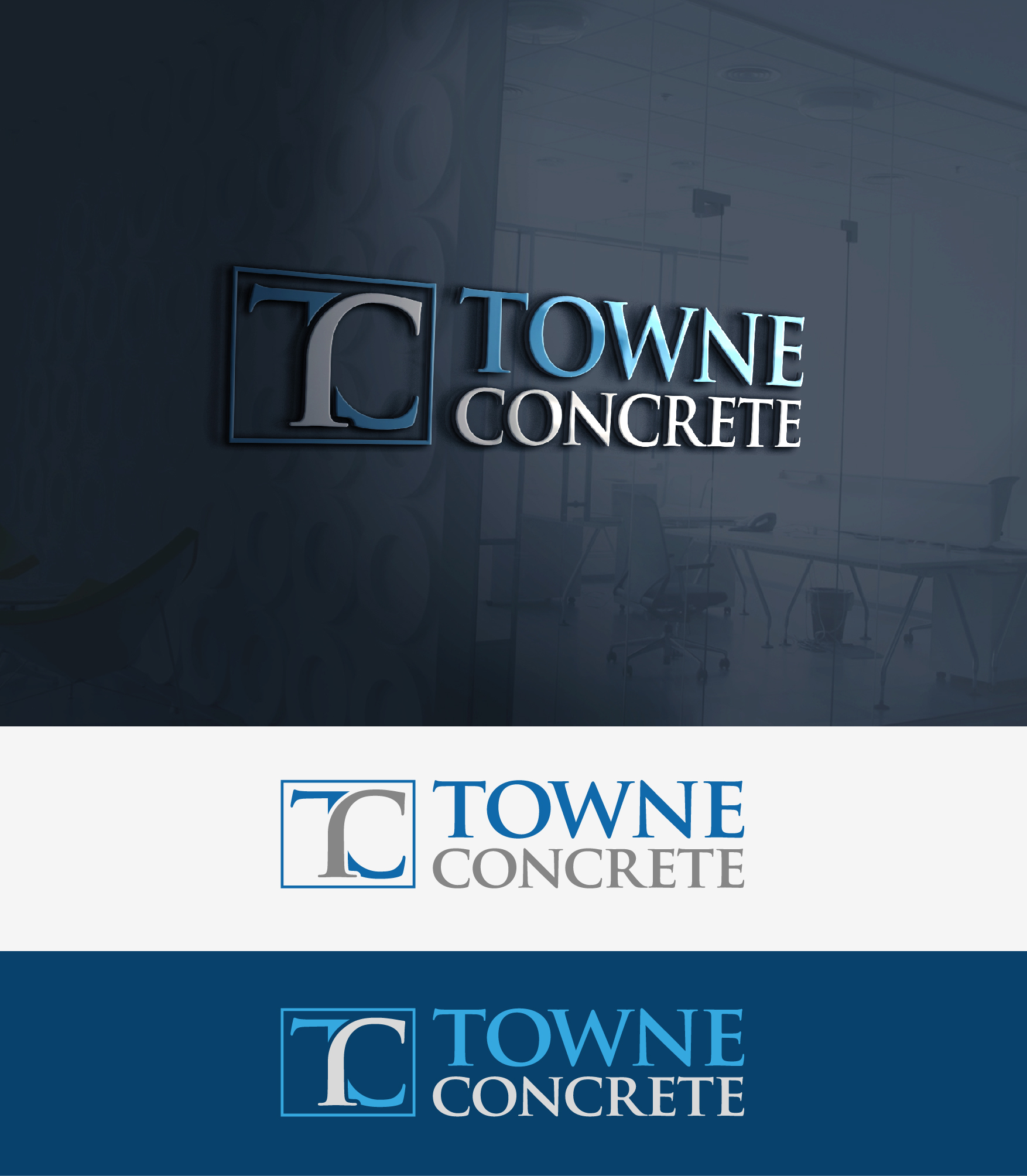 Logo Design by grrssn for Towne Concrete | Design #28159477