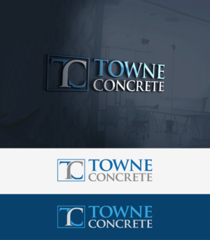 Logo Design by grrssn for Towne Concrete | Design: #28159477