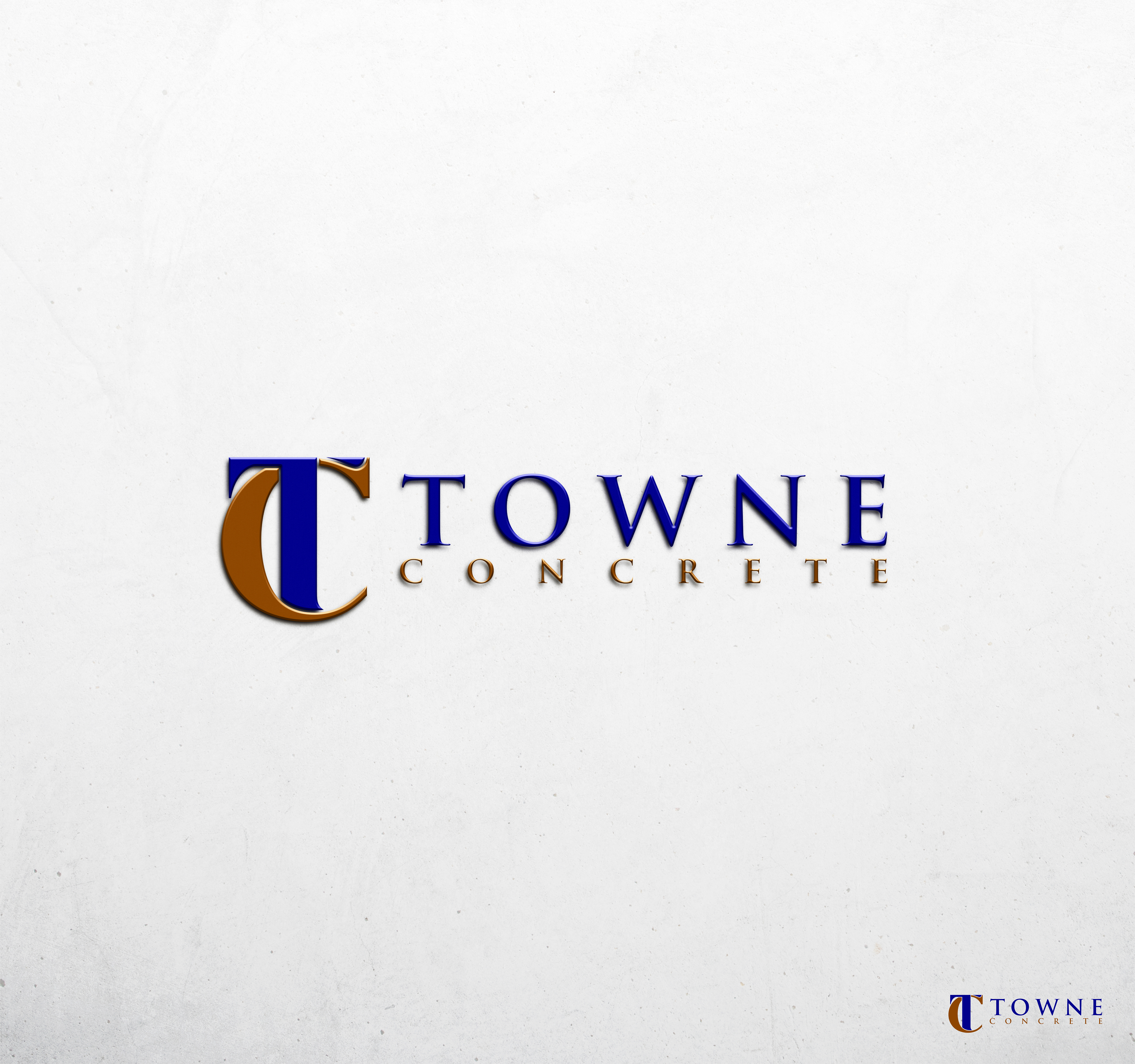 Logo Design by 89Graphic for Towne Concrete | Design #28125994