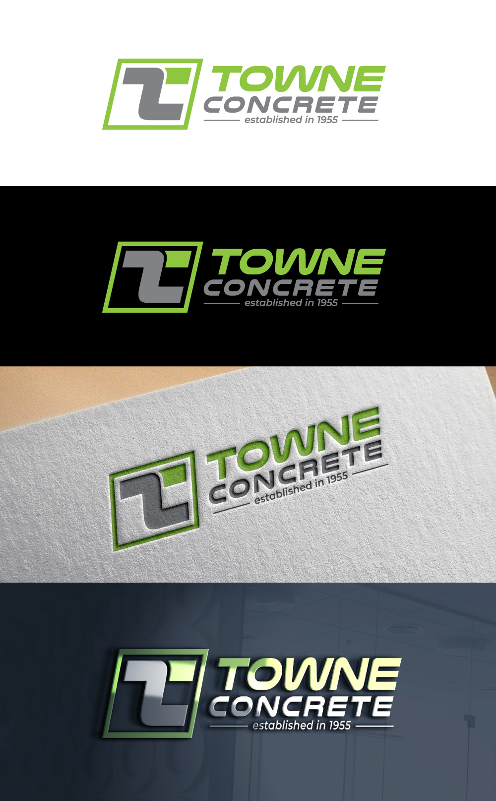 Logo Design by designA78 for Towne Concrete | Design #28126019