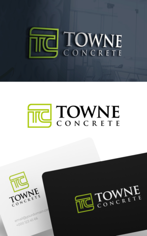 Logo Design by Asya Logo for Towne Concrete | Design #28126530
