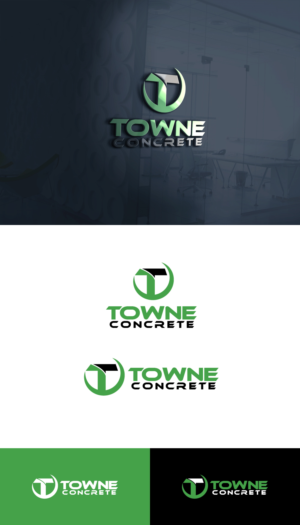 Logo Design by Ayub Zafar for Towne Concrete | Design: #28135160