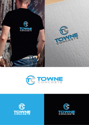 Logo Design by Ayub Zafar for Towne Concrete | Design: #28135162