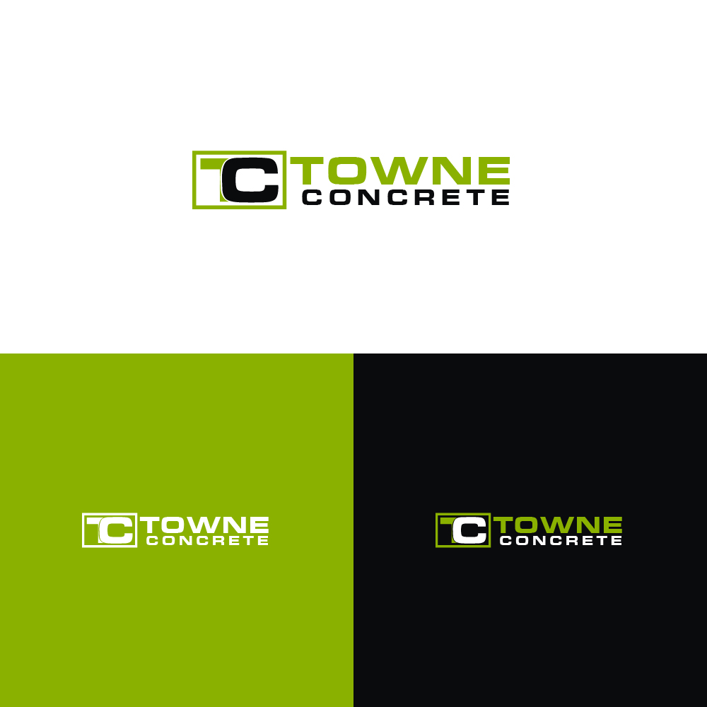 Logo Design by Ayub Zafar for Towne Concrete | Design #28135164