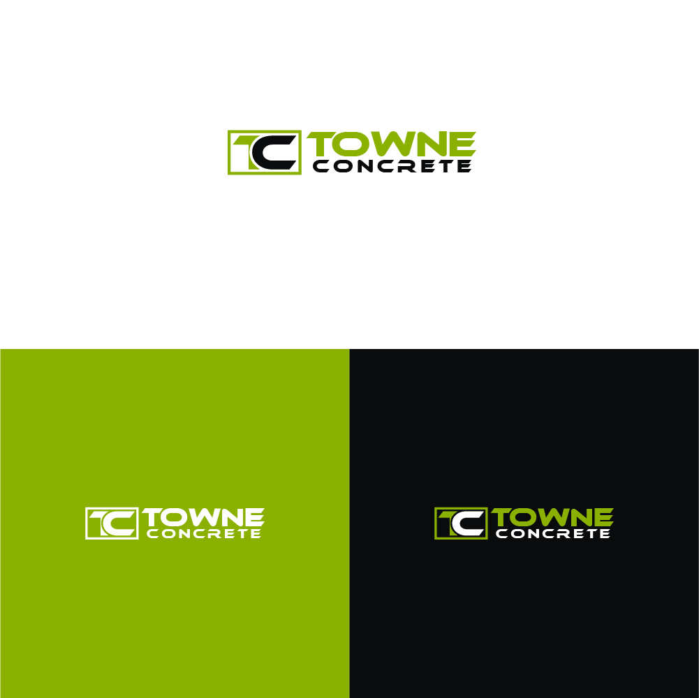 Logo Design by Ayub Zafar for Towne Concrete | Design #28135165