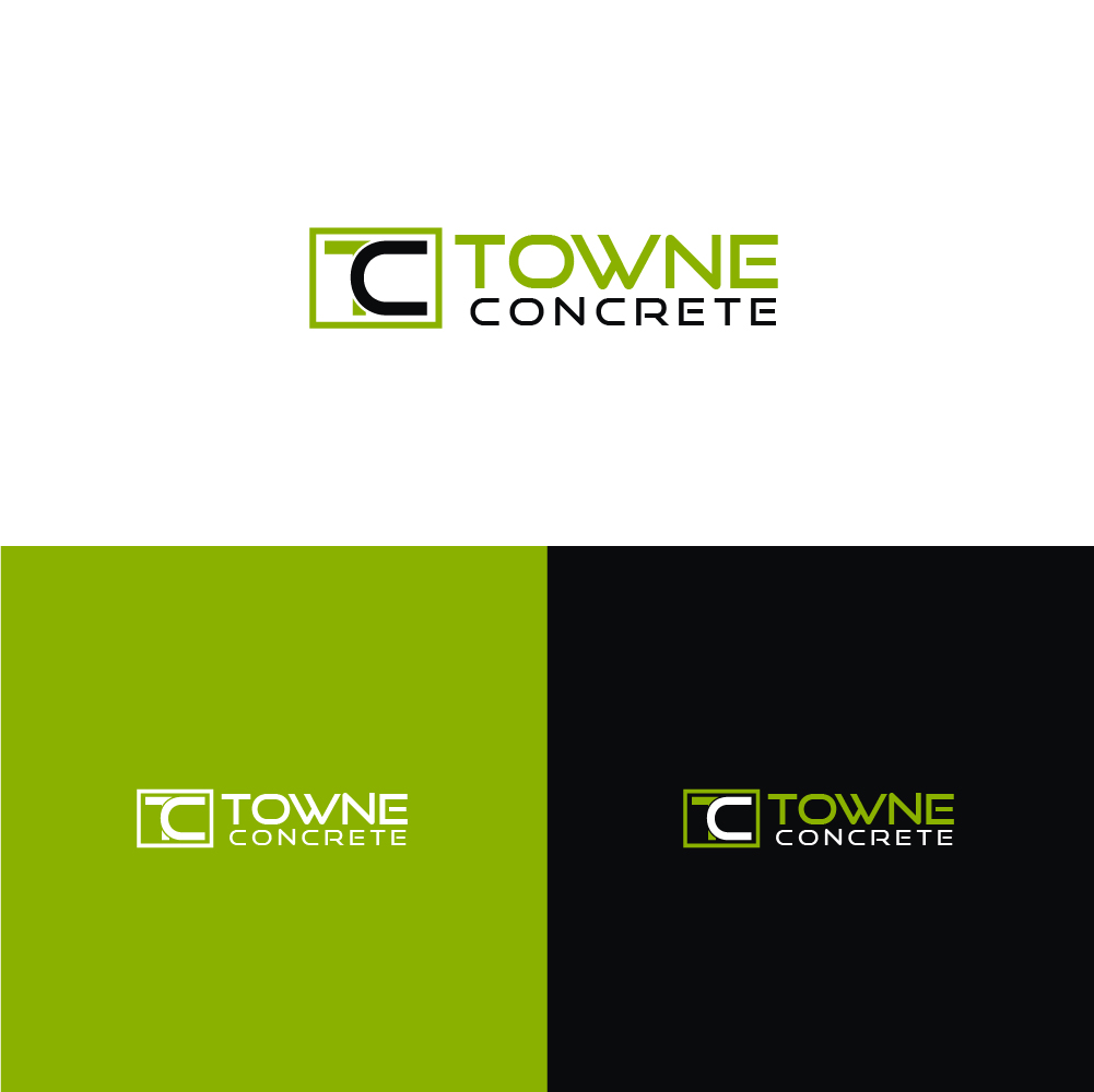 Logo Design by Ayub Zafar for Towne Concrete | Design #28135166