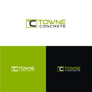 Logo Design by Ayub Zafar for Towne Concrete | Design: #28135166