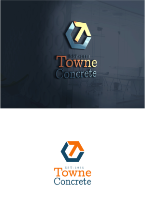 Logo Design by vidarshana 2 for Towne Concrete | Design: #28151772
