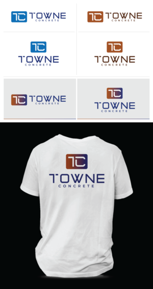 Logo Design by HAREESH (Creative Graphic Designer) for Towne Concrete | Design: #28128260