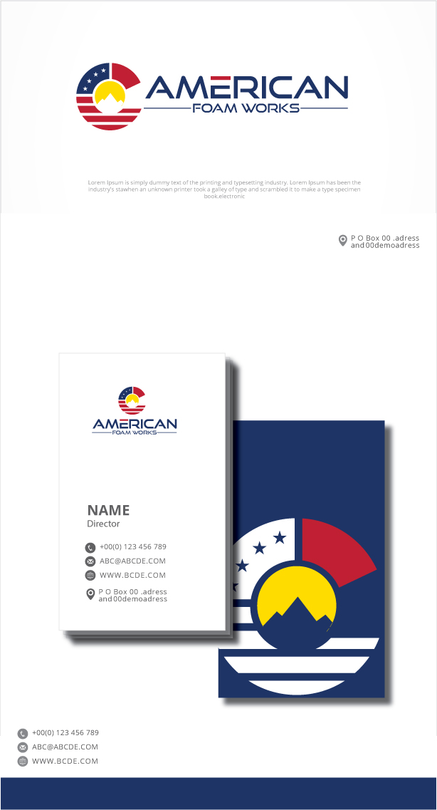 Diseño de Logo por graphicevolution para American Foam Works | Diseño #28090476
