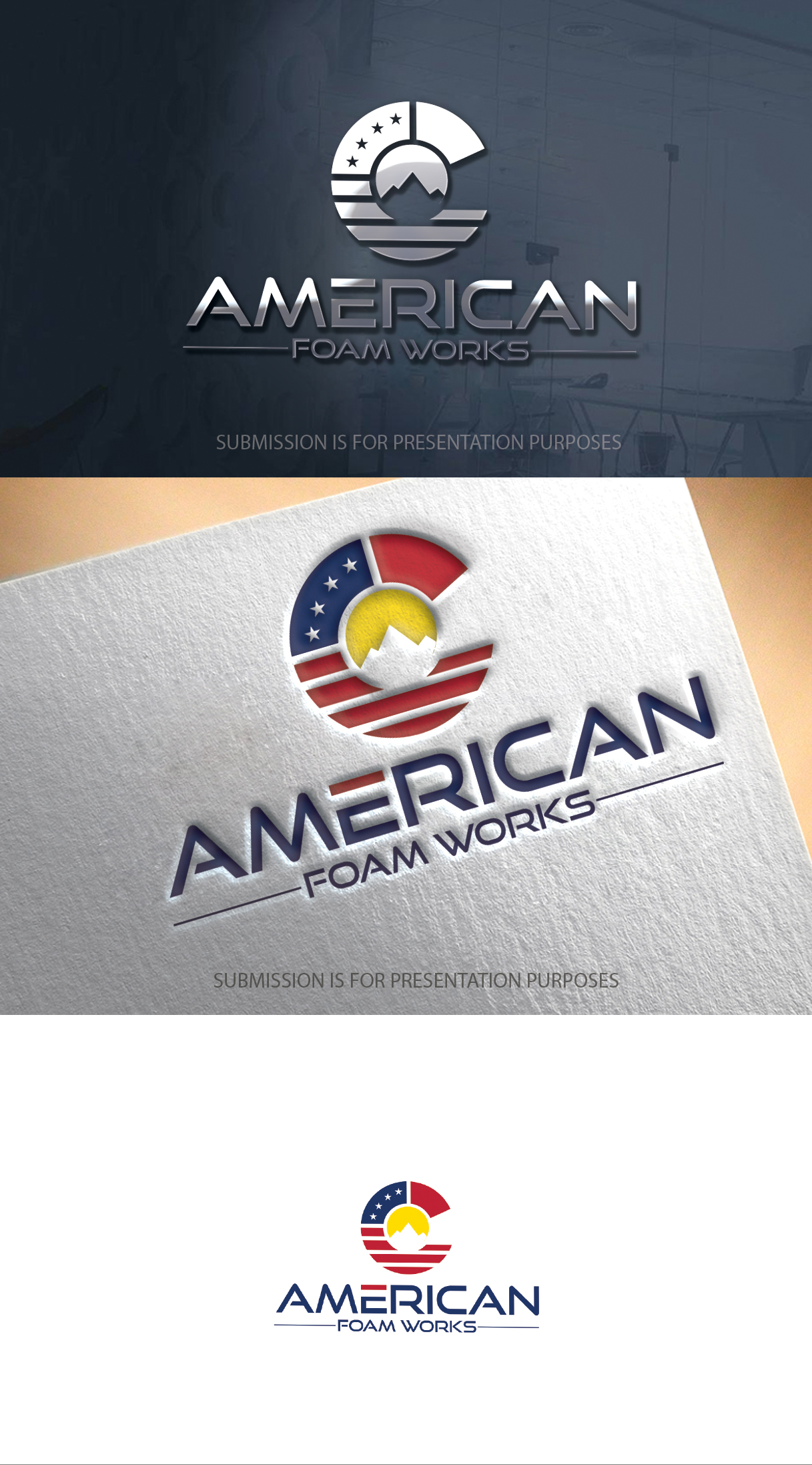 Diseño de Logo por graphicevolution para American Foam Works | Diseño #28090477