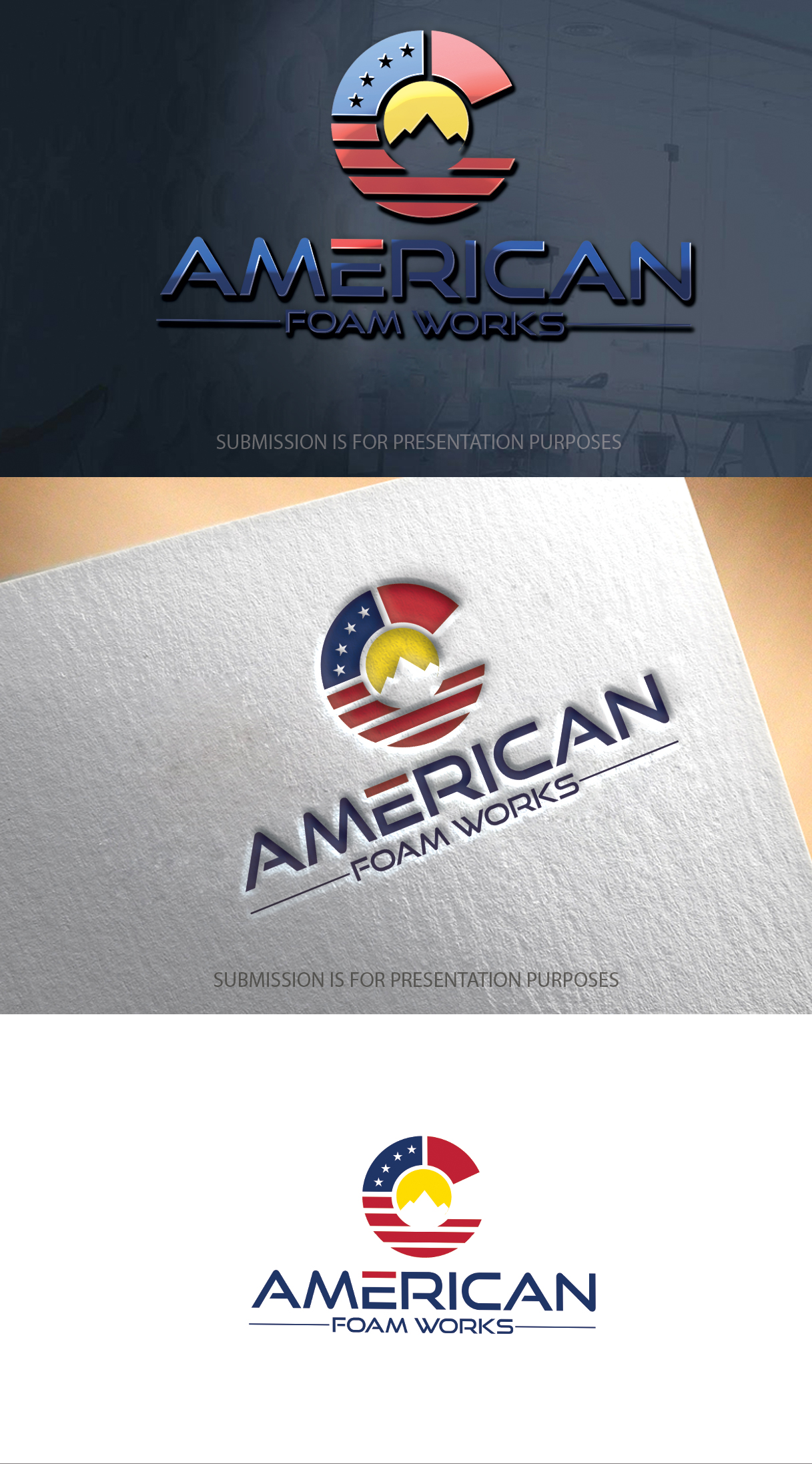 Diseño de Logo por graphicevolution para American Foam Works | Diseño #28099622