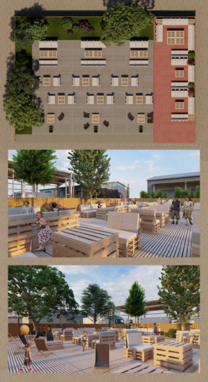 For a terrace we need a floor plan | 3D Design by rc.design