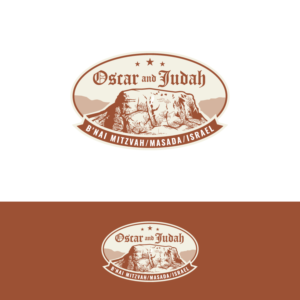 Oscar and Judah/B'Nai Mitzvah/Masada/Israel | Diseño de Logo por Sujit Banerjee