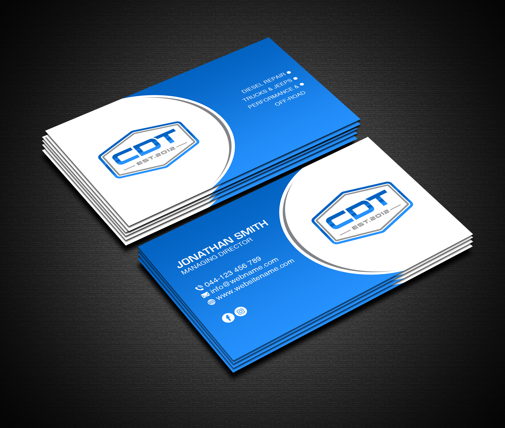Business Card Design by Creations Box 2015 for this project | Design #28093938