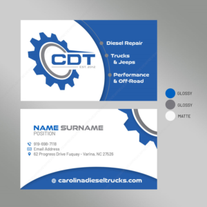 CDT Performance & Off-Road New Logo Business Card Design | Design de Carte de Visite par DA.
