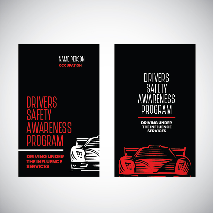 Business Card Design by opikmac for Drivers Safety Awareness Program | Design #28117127