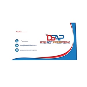 Business Card Design by sakib8825 for Drivers Safety Awareness Program | Design #28125697