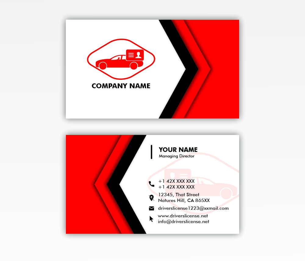 Business Card Design by SHOLA GRAPHIX for Drivers Safety Awareness Program | Design #28125591