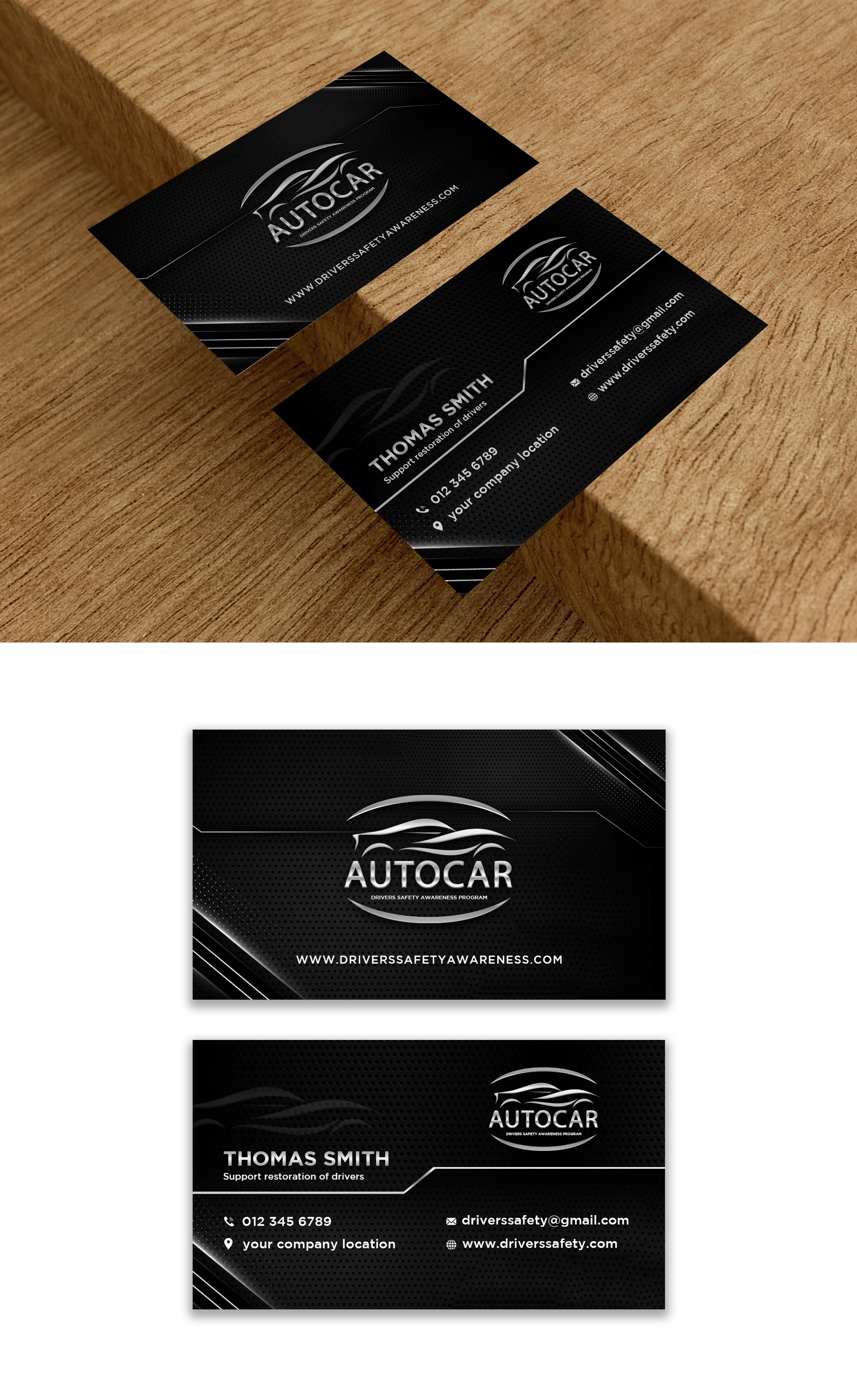 Business Card Design by debdesign for Drivers Safety Awareness Program | Design #28115089
