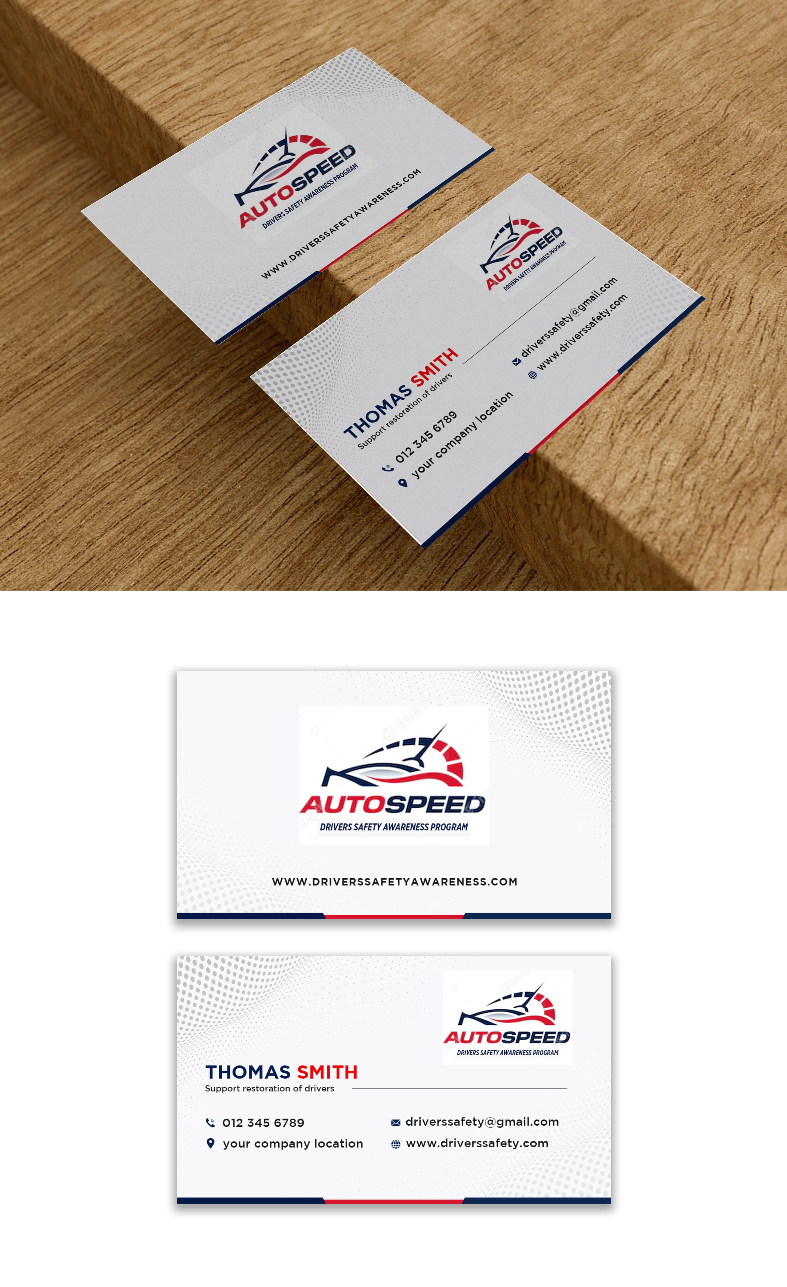 Business Card Design by debdesign for Drivers Safety Awareness Program | Design #28115096