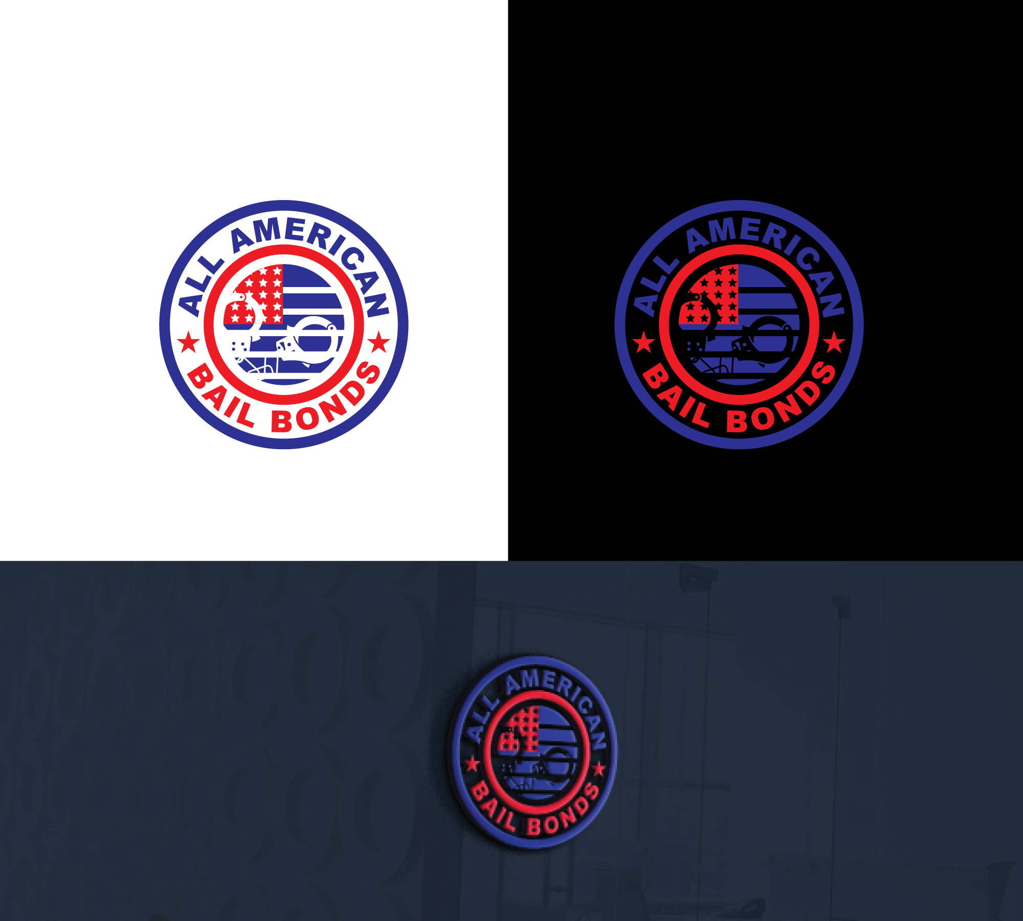 Logo-Design von RRR Design für All American Bail Bonds | Design #28099573