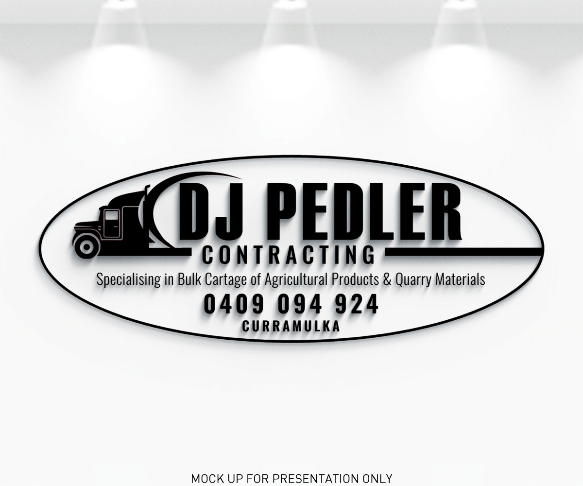Logo Design by vincent.designpro for DJ Pedler Contracting | Design #28092833