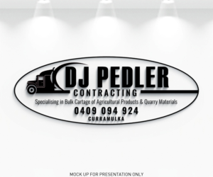 Logo Design by vincent.designpro for DJ Pedler Contracting | Design: #28092833