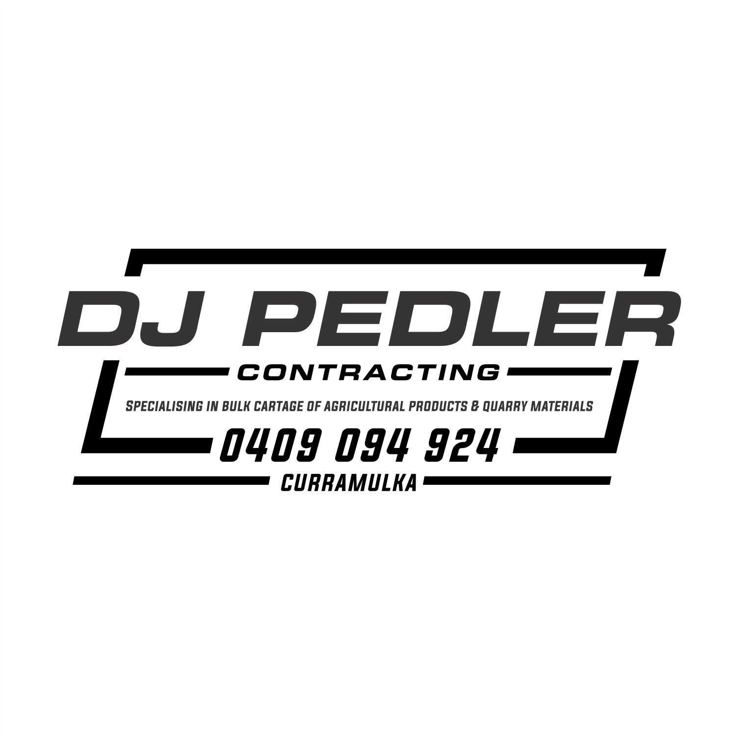 Logo Design by ThiagoB for DJ Pedler Contracting | Design #28092312
