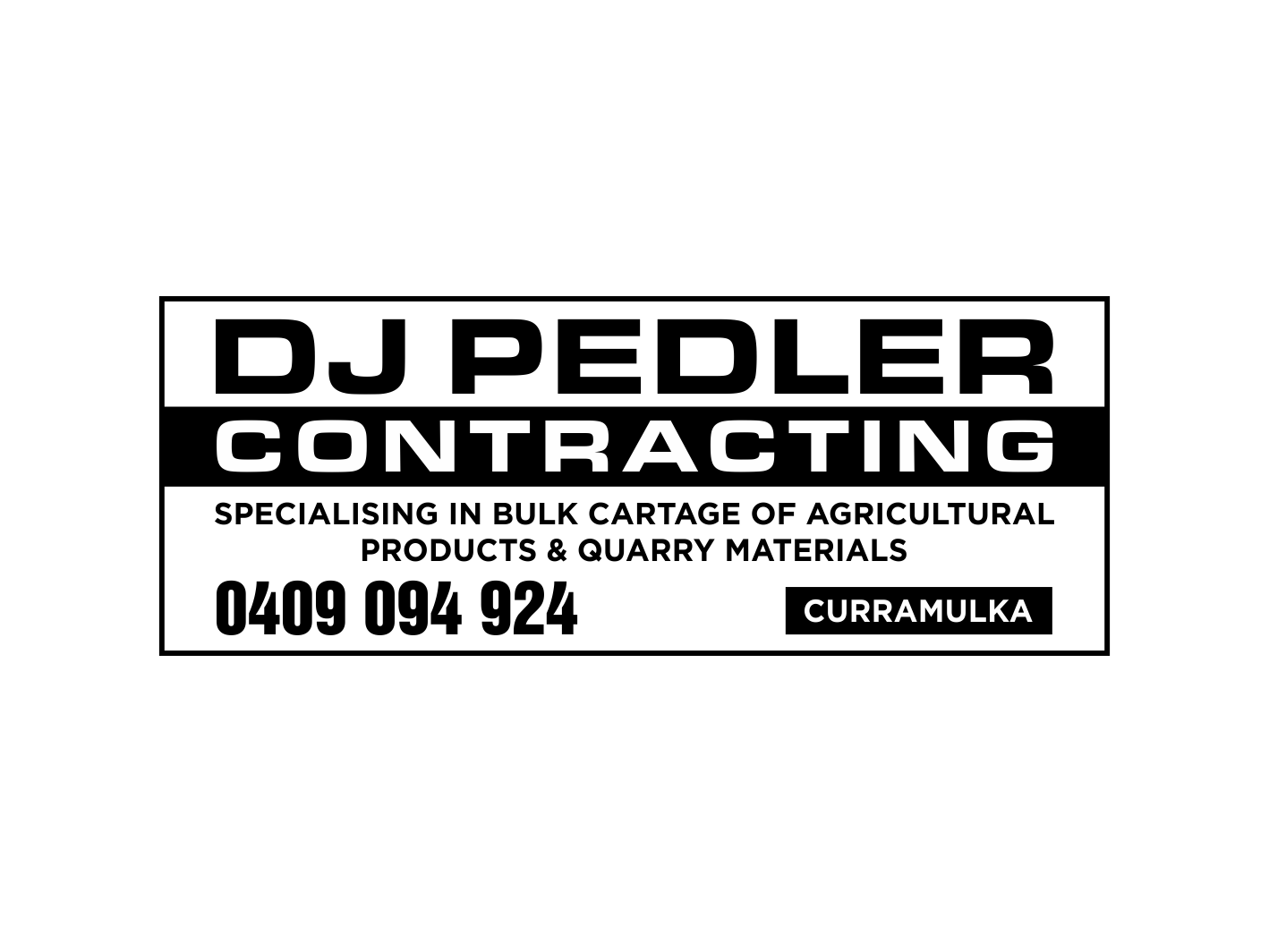 Logo Design by BNdesigner for DJ Pedler Contracting | Design #28098627