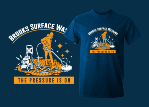 Brooks Surface Washing | T-Shirt-Design von Jagerstraum
