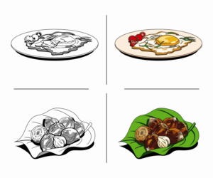 Illustration Design by Emmi for Charred Kitchen and Bar | Design: #28139402