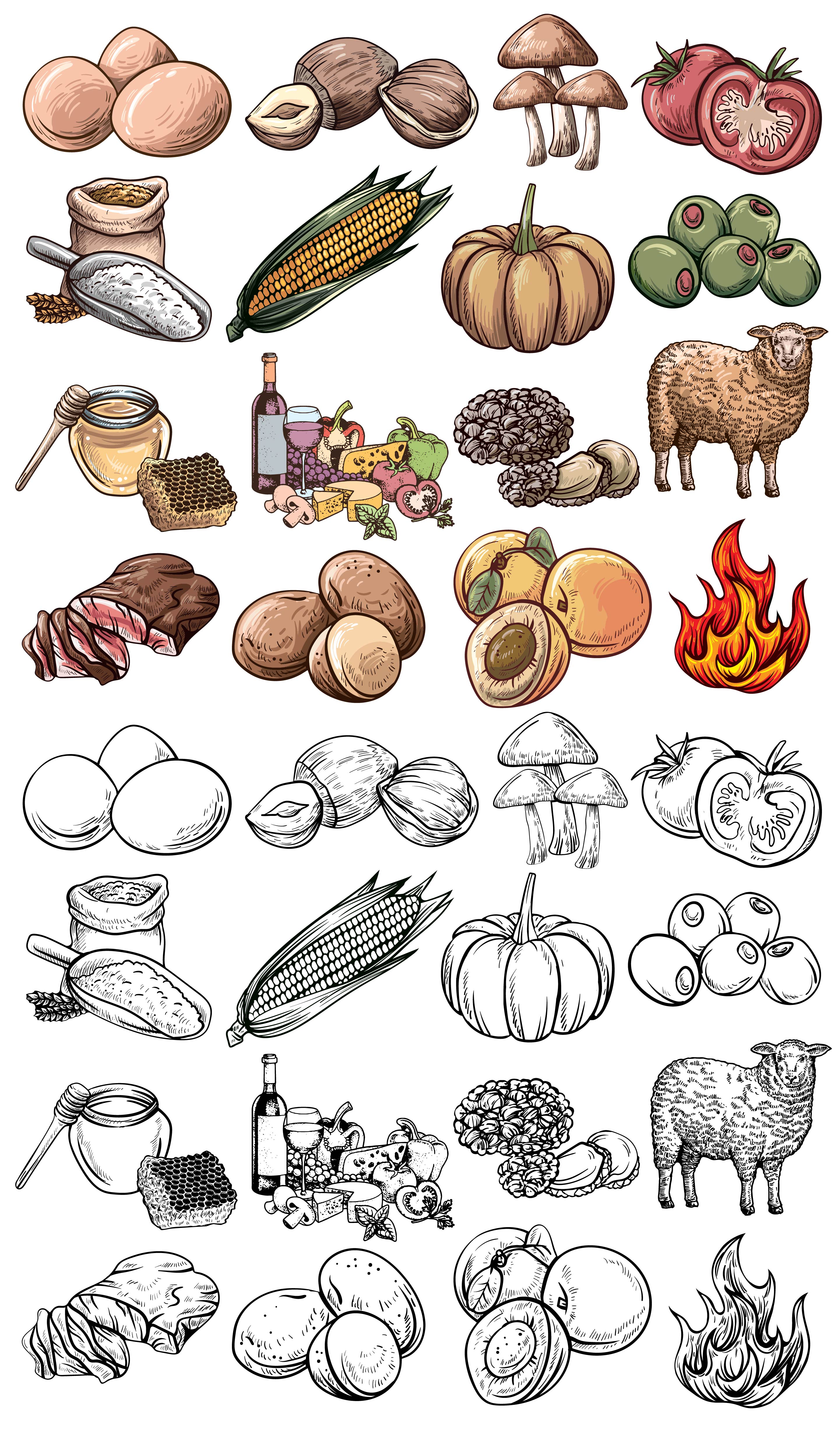 Illustration Design by ARTchemist for Charred Kitchen and Bar | Design #28101517