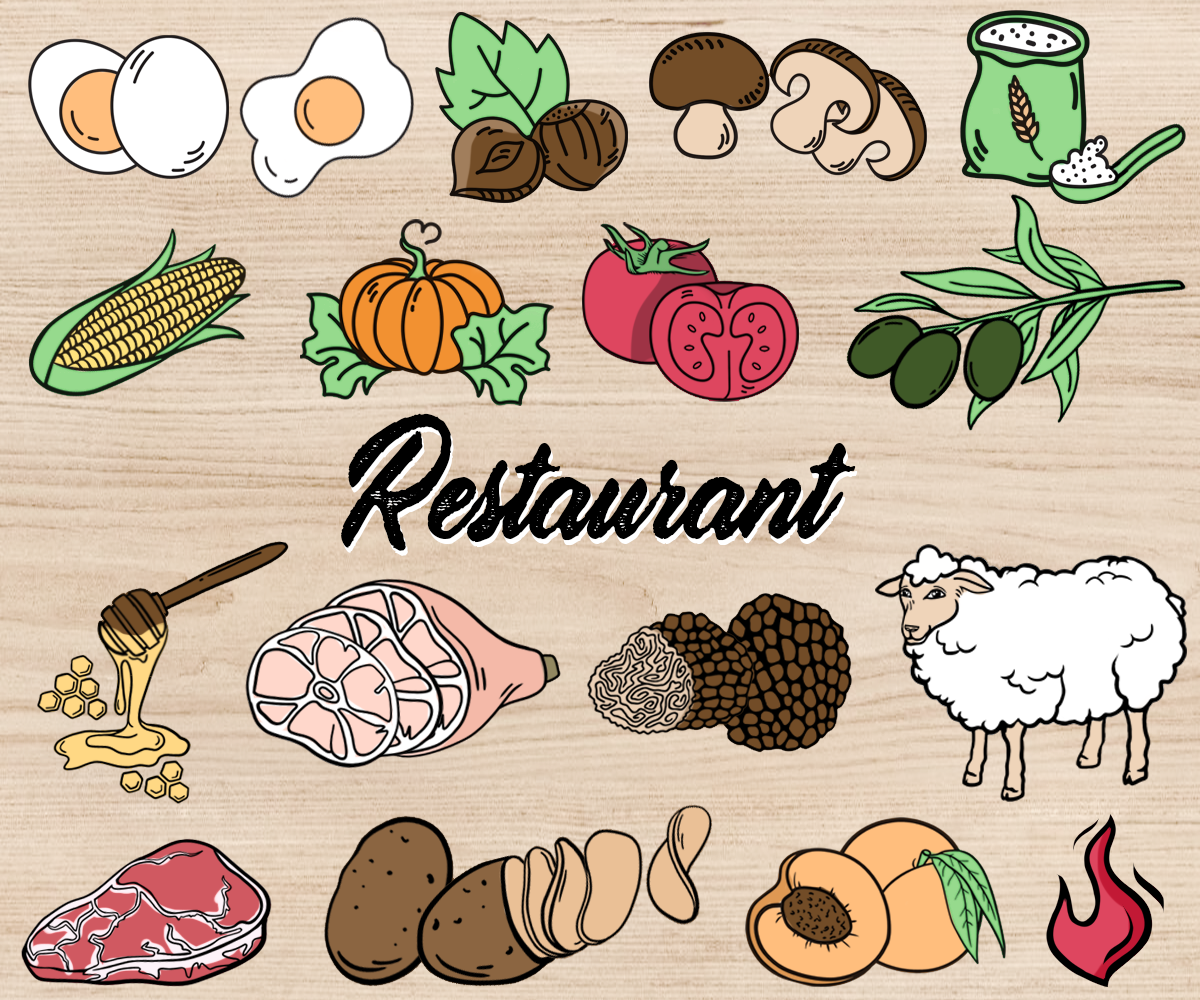 Illustration Design by NN Design for Charred Kitchen and Bar | Design #28157597