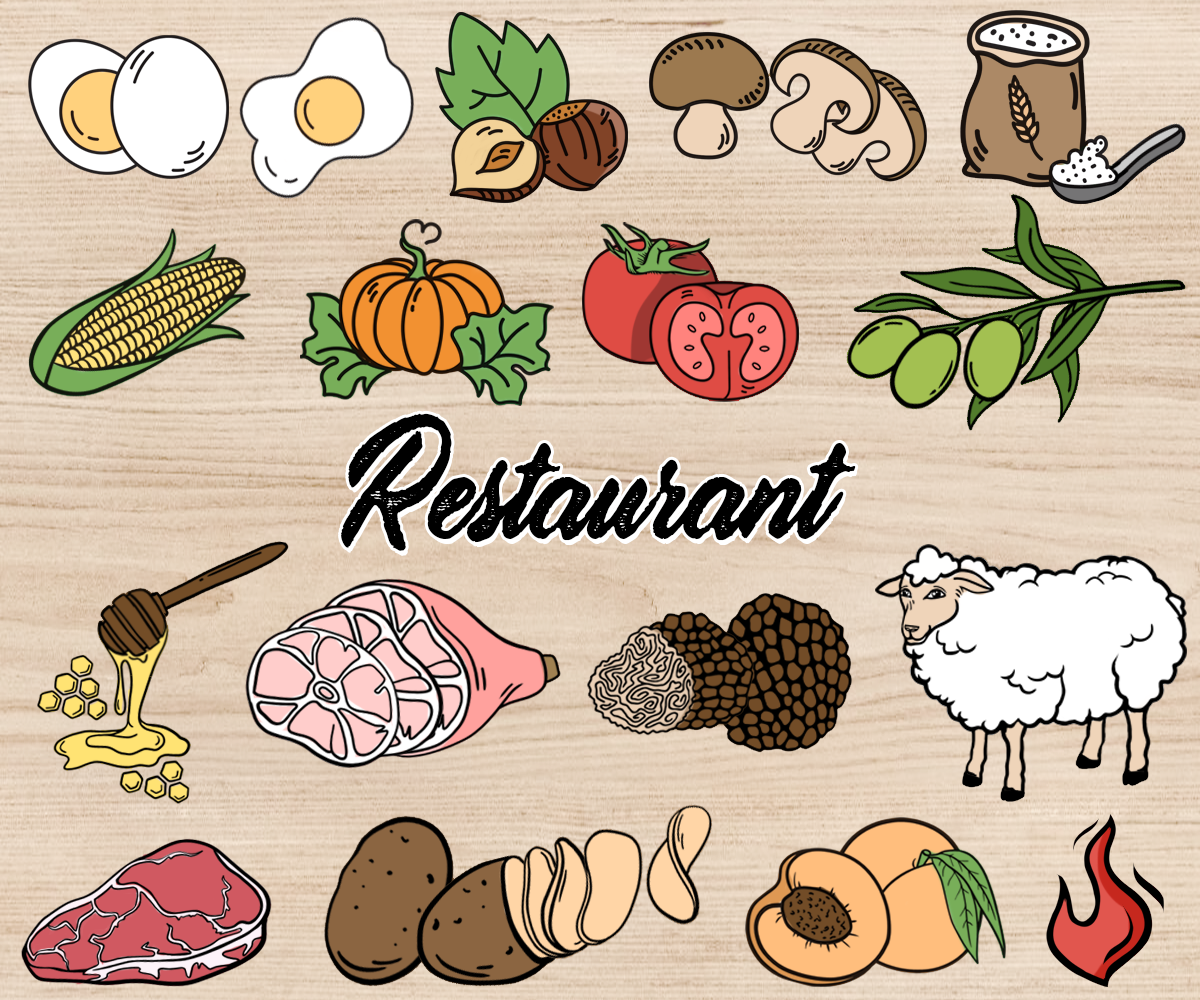 Illustration Design by NN Design for Charred Kitchen and Bar | Design #28158580